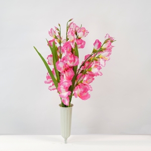 Fleurs artificielles réalistes en gros : Gladiolus et Orchidées Épée en soie à longue tige pour mariages, Pâques, <span class=keywords><strong>d</strong></span>écorations de maison et de fêtes - Product Image 3