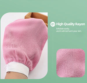 150d Enkele Viscose Marokko Exfoliërende Kessa-Handschoen Exfoliërende Body Marokko Badhandschoen Hammam Scrub Handschoen - Product Image 4