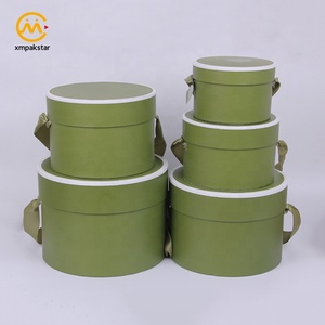 Bán Buôn Biểu Tượng Tùy Chỉnh Thêm Kích Thước Lớn Các Tông Màu Đen Vòng <span class=keywords><strong>Hat</strong></span> Bao Bì Hộp Với Nắp Và Xử Lý - Product Image 6