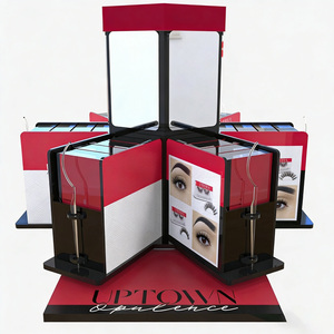 Présentoir rotatif personnalisé en acrylique <span class=keywords><strong>pour</strong></span> cils et maquillage - Product Image 1