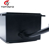 Lector de Tarjetas NFC RFID TOTINFO 13.56MHz ISO 14443A de Plástico Negro con Clasificación IP54 para Sistema Operativo Linux, Distancia de Lectura de hasta 3m