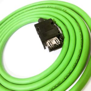 Cable Servo de Línea de Codificador de Alta Potencia Mitsubishi-MR-J3ENSCBL3M-H Serie J3J4, PVC Verde, Flexible para Exteriores, 3m - Product Image 2