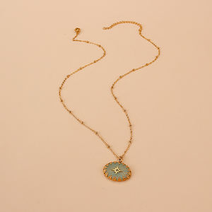 Pendentif en pierre naturelle pour femme, collier avec perles, Suspension en cristal, bijou à la mode, cadeau, nouveauté - Product Image 3