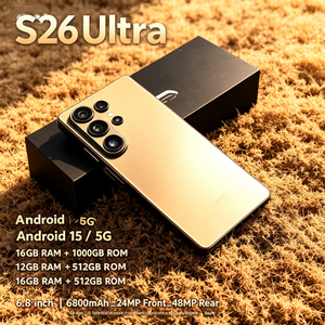 โทรศัพท์มือถือรุ่นใหม่ล่าสุดปี 2026 รุ่น S26 Ultra 4G 5G ราคาถูก หน้าจอ 6.9 นิ้ว 8 คอร์ กล้อง 64MP มีโลโก้ ปลดล็อคแล้ว - Product Image 4