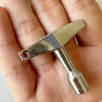Clé de tambour en gros, clé de réglage de caisse claire en forme de T, accessoires d'instruments de musique, clé à molette, outils à main pour tambour, pièces de tambour