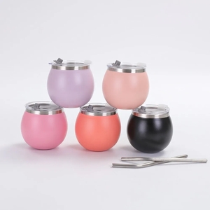 Tasse à Yerba Maté en Acier Inoxydable 180 ml avec Couvercle et Paille, Tasse Isotherme à Double Paroi pour le Bureau, les Voyages et l'Extérieur - Product Image 5