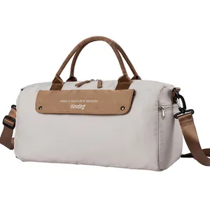 Sac à dos personnalisé fabricant fourre-tout sac polochon pliable étanche salle de sport rose voyage sac polochon pour femmes hommes filles