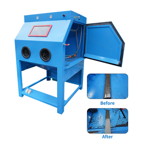 Máquina de Sandblasting Húmedo de Alta Durabilidad, Gabinete de Sandblasting para Limpieza de Metales - Product Image 2