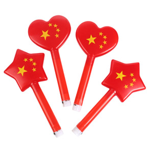 Barras luminosas LED en forma de corazón con diseño de bandera de China para iluminación de fiestas y conciertos, uso juvenil, material plástico, 1000 horas de duración. - Product Image 3