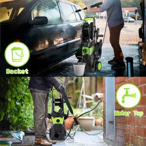Nettoyeur haute pression portable en gros 220V 3000W Machine à laver électrique avec roues - Idéal pour une utilisation à domicile, dans le garage ou sur la cour - Product Image 4