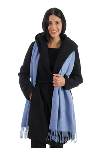 Chal de Lana de Cordero 100% Auténtica de Mongolia Interior, Transpirable, de Lujo, Color Crema, Tejido, Talla Grande para Mujer, Invierno - Product Image 4