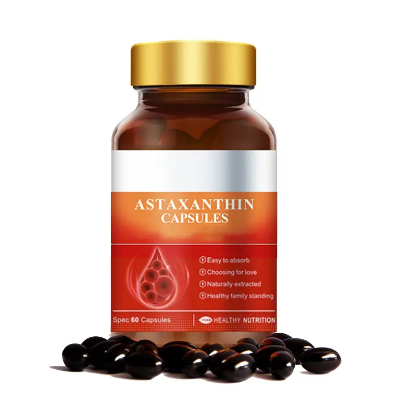 Amluyn astaxanthin 보충교재 순수한 자연적인 astaxanthin 기름 OEM/ODM softgel 캡슐