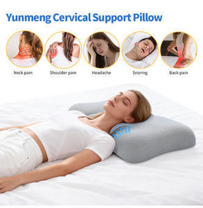 <span class=keywords><strong>Oreiller</strong></span> cervical orthopédique moderne en mousse à mémoire de forme pour dormeurs sur le dos, qui enveloppe en douceur la tête et offre un soutien du cou, soulageant les douleurs aux épaules - Product Image 3
