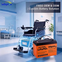 Klasse A LFP-Zelle 12V150AH Rollstuhl-Ersatzbatterie IP67 Wasserdicht Vibrationsbeständig für Mobilitätsfahrzeuge CE RoHS UL FCC