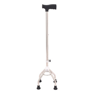 Canne de marche Shengkang en alliage d'aluminium télescopique, à une ou quatre pattes, avec embout antidérapant en acier inoxydable pour personnes âgées, pour l'extérieur - Product Image 2