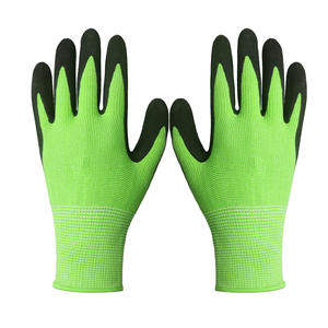 Gants de sécurité pour le travail de jardin pour enfants XS S M <span class=keywords><strong>L</strong></span> Tailles Gants en polyester enduits de <span class=keywords><strong>latex</strong></span> de mousse de travail de cour - Product Image 4