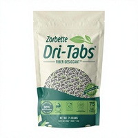 Zorbette Dri-Tabs – Déshydratant solide écologique à base de plantes, sans danger pour les aliments, pour garder les fruits et le pain plus frais