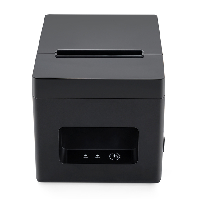 POS Printer, 80mm USB Lan Thermal Receipt Printer, Restaurant Kitchen Printer with Auto Cutter Support Cash Drawer,