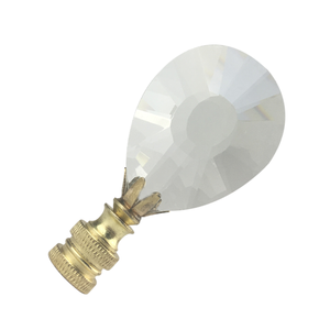 Haute qualité personnalisé grand cristal rond lampe décorative <span class=keywords><strong>harpe</strong></span> belle feuille Type conception pour lampe couvre abat-jour - Product Image 4