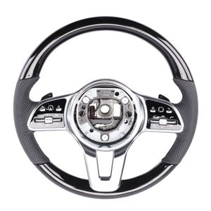 Volant personnalisé en bois de pêche noir pour <span class=keywords><strong>Mercedes</strong></span>-Benz <span class=keywords><strong>AMG</strong></span> GT E350 W221 W166 <span class=keywords><strong>GLE</strong></span> <span class=keywords><strong>53</strong></span> W213 GLC - Product Image 4