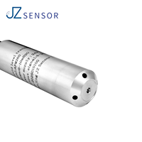 Transmetteur de niveau de liquide JZSensor - Sortie RS485 IIC, contrôleur d'affichage du niveau d'eau, sonde de niveau de liquide de type immersion, 316L