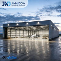 Hangar de Aviones Prefabricado de Acero con Diseño Moderno y Personalizado, Gran Vano, Edificio de Acero Ensamblado a Medida