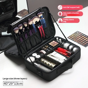 Công Suất Lớn Đa Chức Năng Chuyên Nghiệp Mỹ Phẩm Trang Điểm Túi Tổ Chức Phụ Kiện Trường Hợp Công Cụ Trang Điểm Du Lịch - Product Image 6
