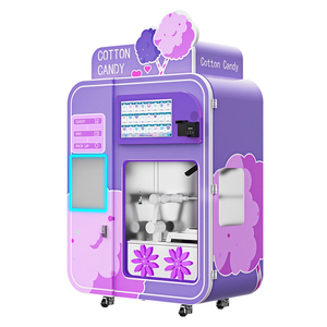Kiosque distributeur automatique de barbe à papa avec écran tactile de 32 pouces, entièrement automatique, pour centre commercial - Product Image 1