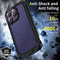 Pour iPhone 14 Pro Max Anti Chute Peau Sensation Téléphone étui pour iphone 15 Plus 13 12 11 Souple TPU 4 Coin Antichoc Couverture Shell