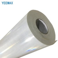 Lámina Reflectante Prismática de Grado Diamante de Cubo Completo |   Vinilo Reflectante PMMA de Alta Luminosidad, Autoadhesivo, para Seguridad Vial