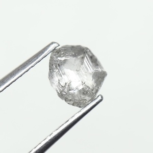 เพชรดิบธรรมชาติทรงเกลือและพริกไทย น้ำหนัก 1.12 กะรัต ขนาด 6.66 x 5.80 x 3.66 มม. สำหรับเครื่องประดับเพชรงานแต่งงาน - Product Image 2