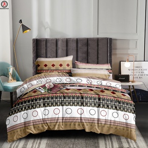 Ensemble de literie 3 pièces en polyester 100% pour <span class=keywords><strong>lit</strong></span> king size et queen size, lavable, résistant au rétrécissement, convient à tous les lits standard africains - Product Image 4