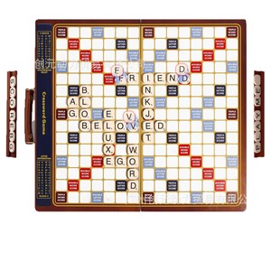 Jeu de société personnalisable en bois, style briques magnétiques, horizontal et vertical, portable, pliable, puzzle de <span class=keywords><strong>mots</strong></span> <span class=keywords><strong>croisés</strong></span>, pour <span class=keywords><strong>les</strong></span> voyages en plein air - Product Image 5