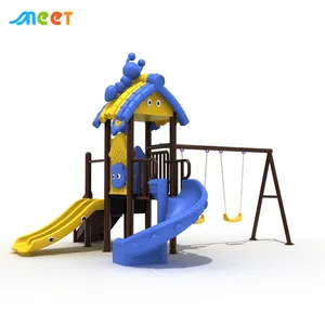 MT-YJ008 Commercial Children Plastic Slide Outdoor Playground For Sports Park Amusement Park
