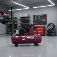 Compresor de Aire Industrial OWEN con Certificación CE TUV, Portátil, 11kw, Tipo W, Certificación CE ROHS, 220V 380V, Pistón Lubricado