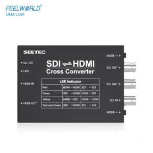 ตัวแปลงสัญญาณ SEETEC SCH Professional SDI เป็น <span class=keywords><strong>HDMI</strong></span> แบบสองทิศทาง สำหรับการออกอากาศและสตรีมสด รองรับ OEM/ODM จากโรงงานโดยตรง พร้อมบริการติดโลโก้ - Product Image 1