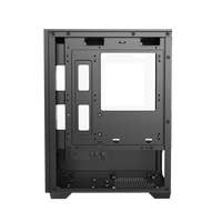 AntarcChill Nuevo Diseño Micro-ATX, Caja de Juego con Doble Cristal Templado y Vista Panorámica, para Computadora de Escritorio, en Oferta, Caja de PC de Plástico