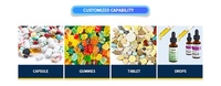 Capsules de poudre d'extrait d'artémisinine à marque privée OEM, complément alimentaire à base de plantes pour soutenir le système immunitaire