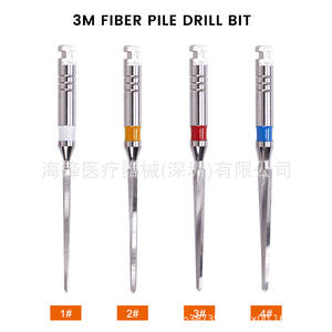 Brocas Dentales F-Drill de 32 mm de Acero Inoxidable para Limas de Conductos de Fibra Óptica, Escariadores Tipo U y Tipo F - Product Image 3