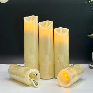 <span class=keywords><strong>Bougie</strong></span> LED en cire de paraffine à fonction télécommande à piles pour mariages, anniversaires, Noël et décoration de la maison - Product Image 2