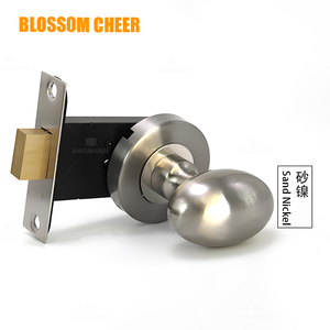 Modern Single Sided Indoor Invisible <strong>Door</strong> Lock Spherical Zinc Alloy <strong>Knob</strong> Ball Handle Easy Installation for Villa Bedrooms - Product Image 4