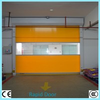 Puerta Seccional Industrial para Techo con Aislamiento de Aire, Superficie Acabada y Tamaño Personalizado para Almacén