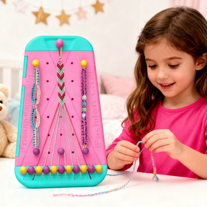 Fantasy Animal Creative DIY Nylon Bracelet Making Kit with <strong>Loom</strong> Bands and <strong>Beads</strong> <strong>for</strong> Girls 4-6Y Boxed - Product Image 2