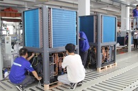 Pompe à chaleur multifonction personnalisée européenne 50KW A++ à haut COP R290 Monobloc Inverter pour chauffage et refroidissement domestique