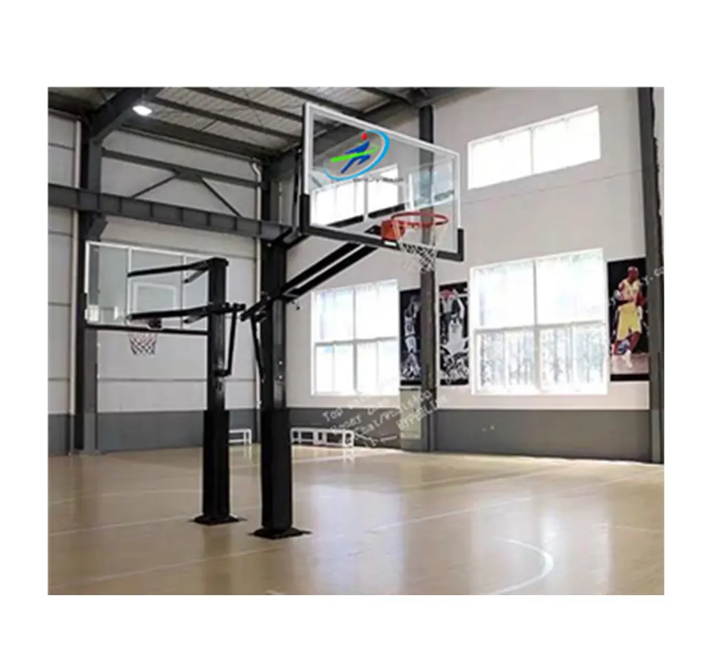 Height Adjustable Basketball Hoop In Ground Stand Wholesale outdoor movable portable systems