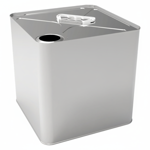 Lata de aceite cuadrada Kontensan de 12 litros, modelo L889, 232x232x240 mm, fabricada en Turquía - Product Image 2
