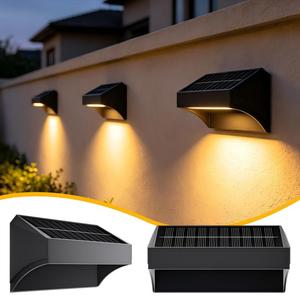 Luces Solares para Cercas de Jardín, 10 Colores RGB, Blanco Cálido/Frío, IP44, Recargables, con Sensor de Luz, Lámpara para Terraza - Product Image 3