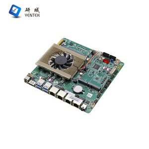 New 4 RJ45 Gigabit LAN 2 COM SOC Low Power I7 8665U Quad Core Double DDR4 M.2 HD VGA LVDS EDP <b>Mini</b> ITX Motherboard - Product Image 1