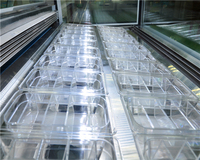 Prix usine De Crème Glacée de Yaourt Vitrine