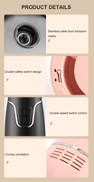 Robot culinaire électrique pour bébé 500W, bouton poussoir, 2 vitesses, faible bruit, capacité 2-3L, multifonctionnel (écraser/batir/mélanger)